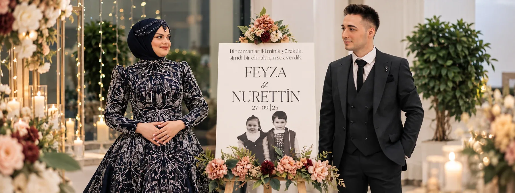 Kişiye özel karşılama panoları ve etkinlik ürünleri – Tubi Event