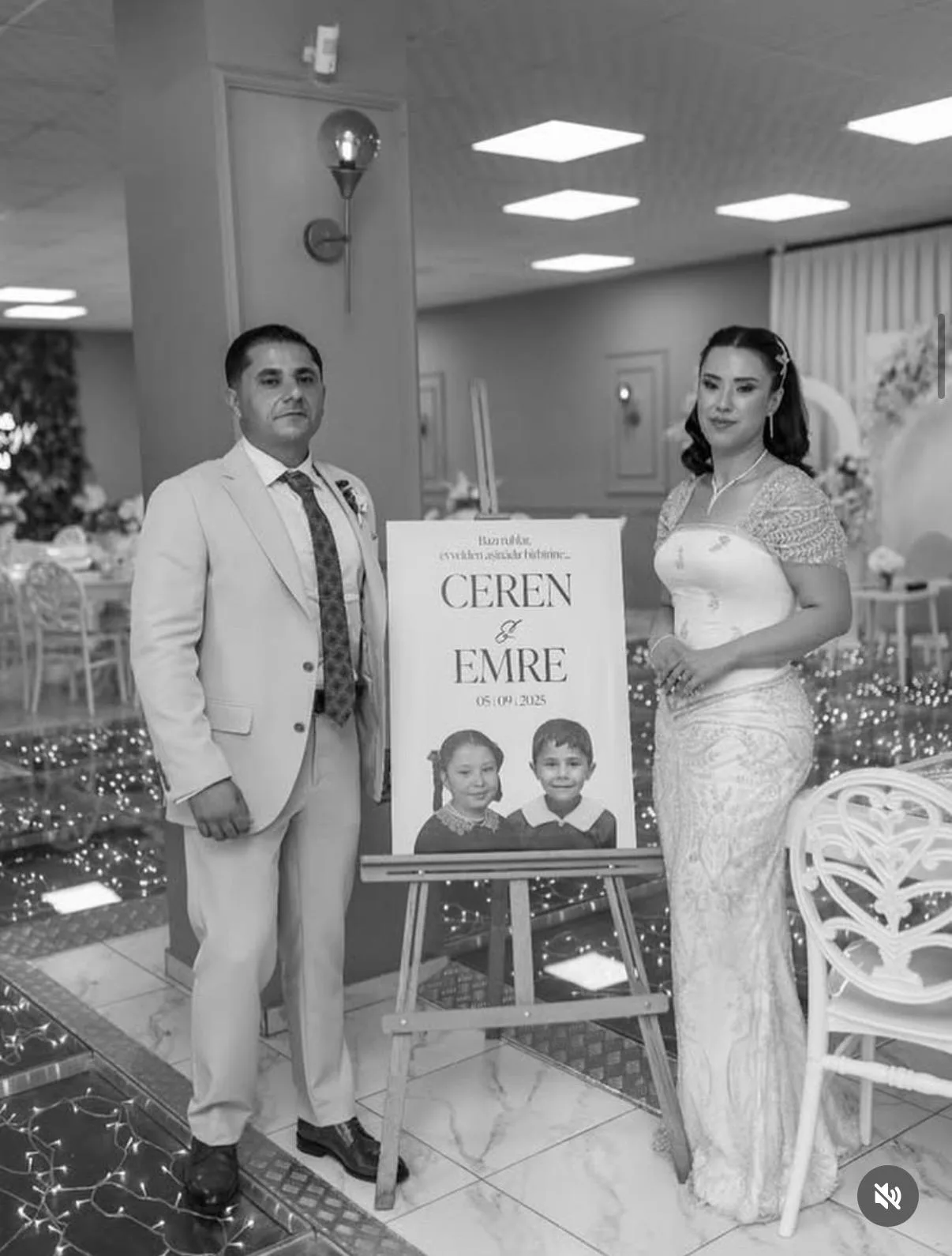 Tubi Event müşterisinin etkinliğinden kişiye özel karşılama panosu fotoğrafı
